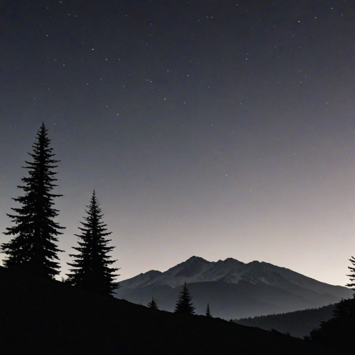 mountain silhouette
