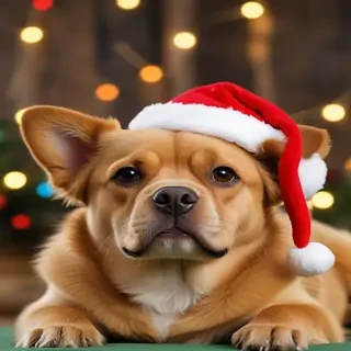 dog christmas backgrounds