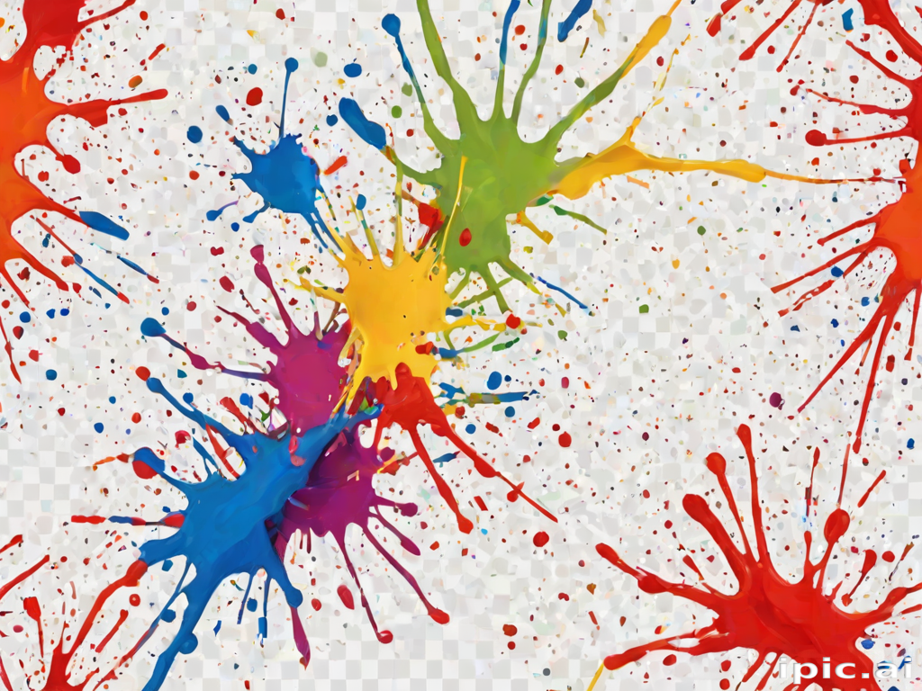 paint splatter transparent