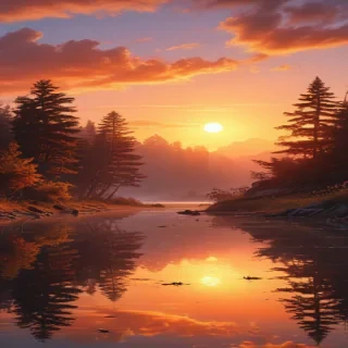 aesthetic sunset wallpaper