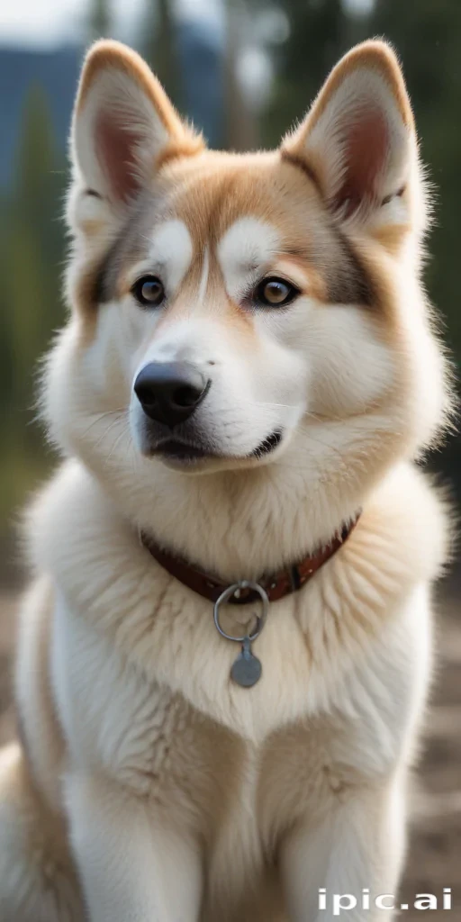 alaskan husky shepherd