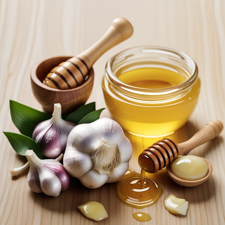 garlic and honey and ginger