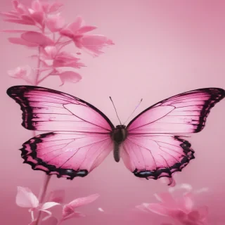 pink butterfly images