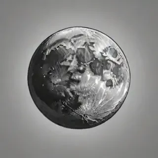 moon sketch