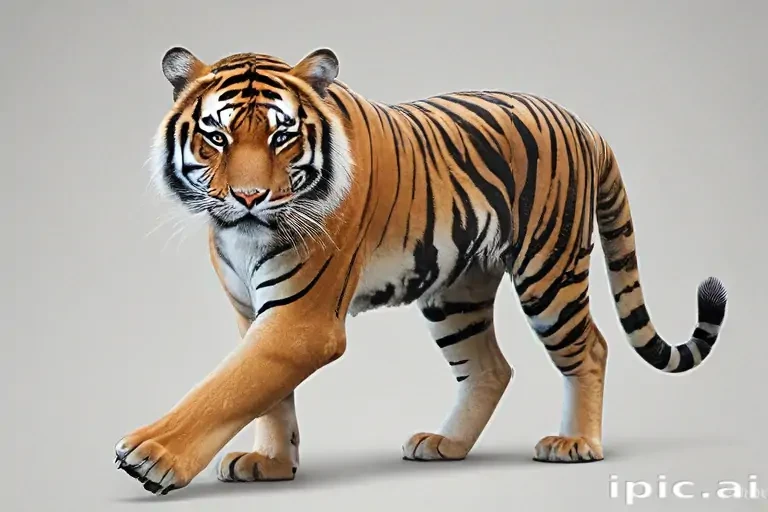 transparent tiger