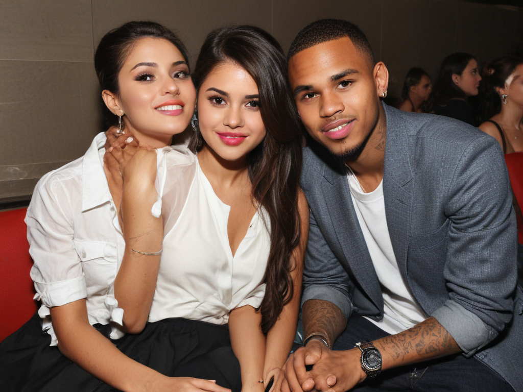 chris brown selena gomez