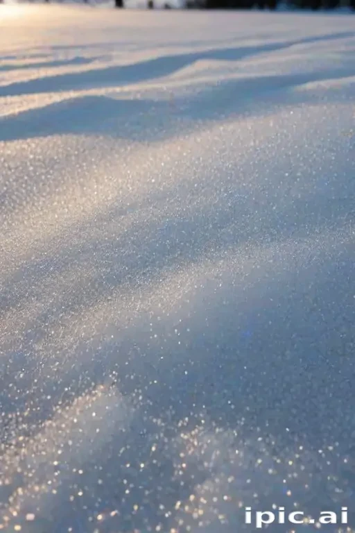 transparent snow