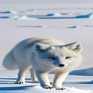 arctic fox wallpaper