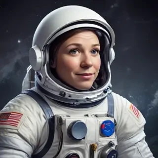 astronaut cartoon