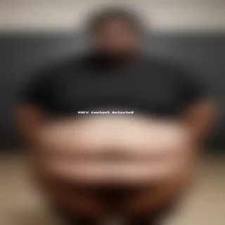 black fat person