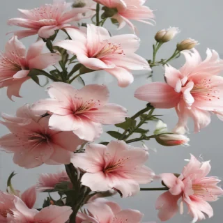 flowers clear background