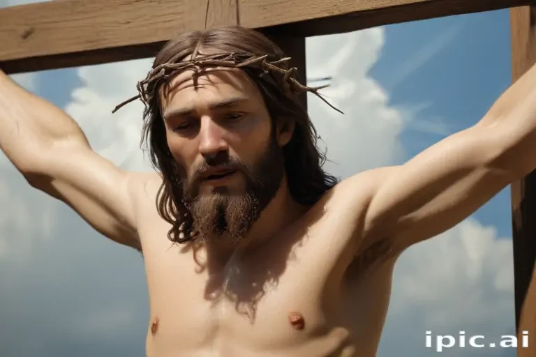 picture of jesus on the cross