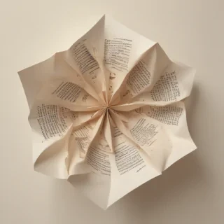 folded paper png