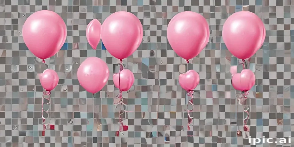 pink balloons png