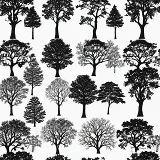 trees silhouette png