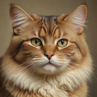 vintage cat drawing