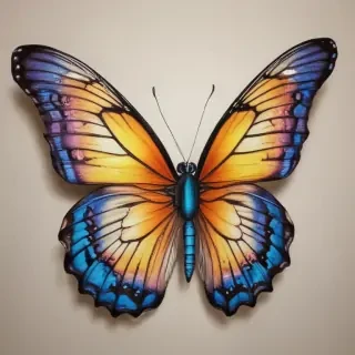 butterfly drawing outline