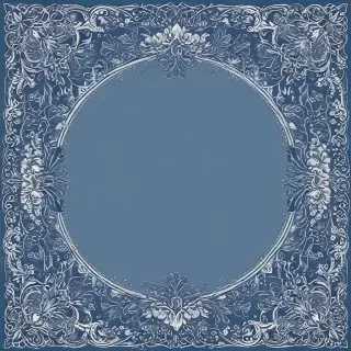 blue border design