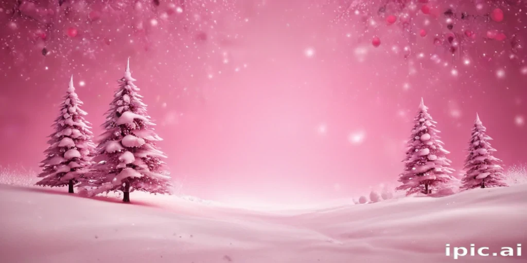 pink christmas background
