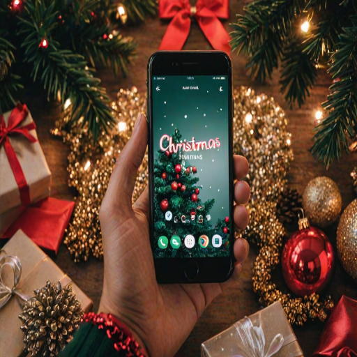christmas phone wallpaper aesthetic