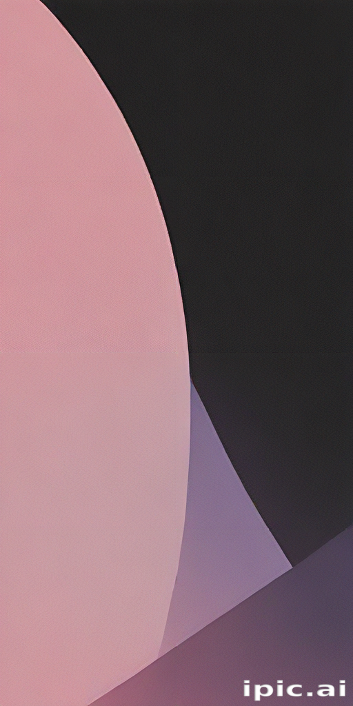 Abstract Composition Featuring Soft Pastel Colors and Geometric Shapes