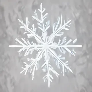 snowflake clipart with transparent background