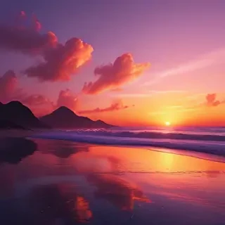 aesthetic wallpaper sunset