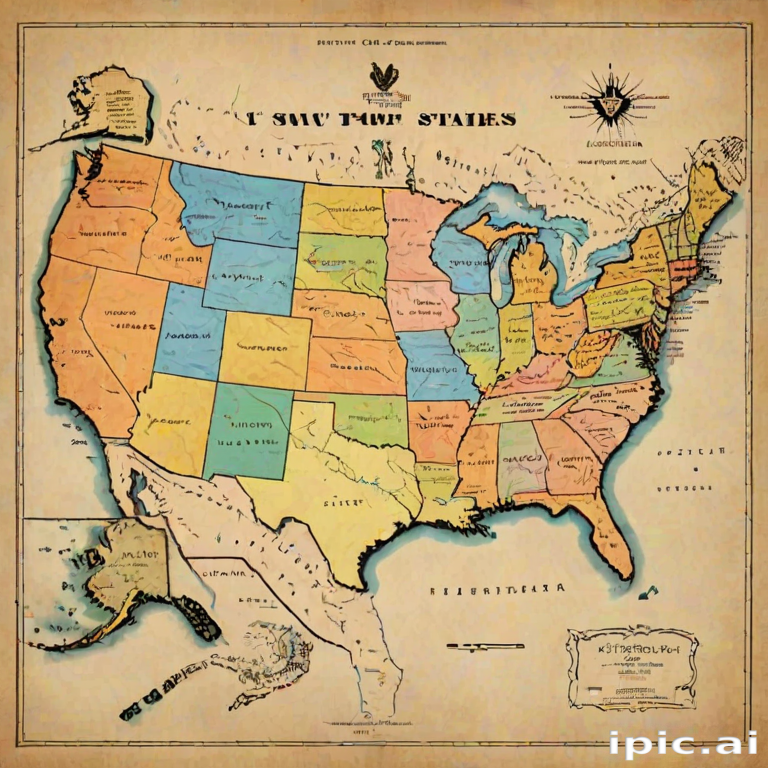 map of the usa states
