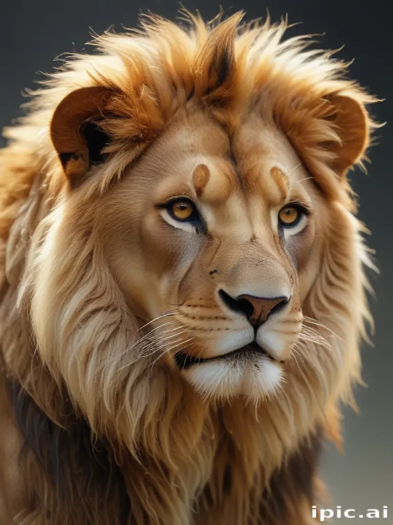 transparent lion