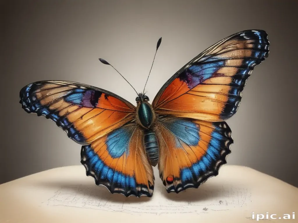 drawing pic of butterfly