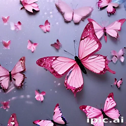 glitter butterfly wallpaper