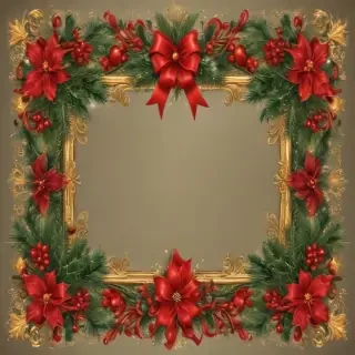 frame clipart christmas