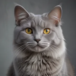 grey cat