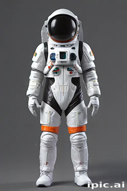cartoon transparent astronaut suit