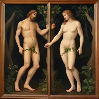 pictures of adam and eve