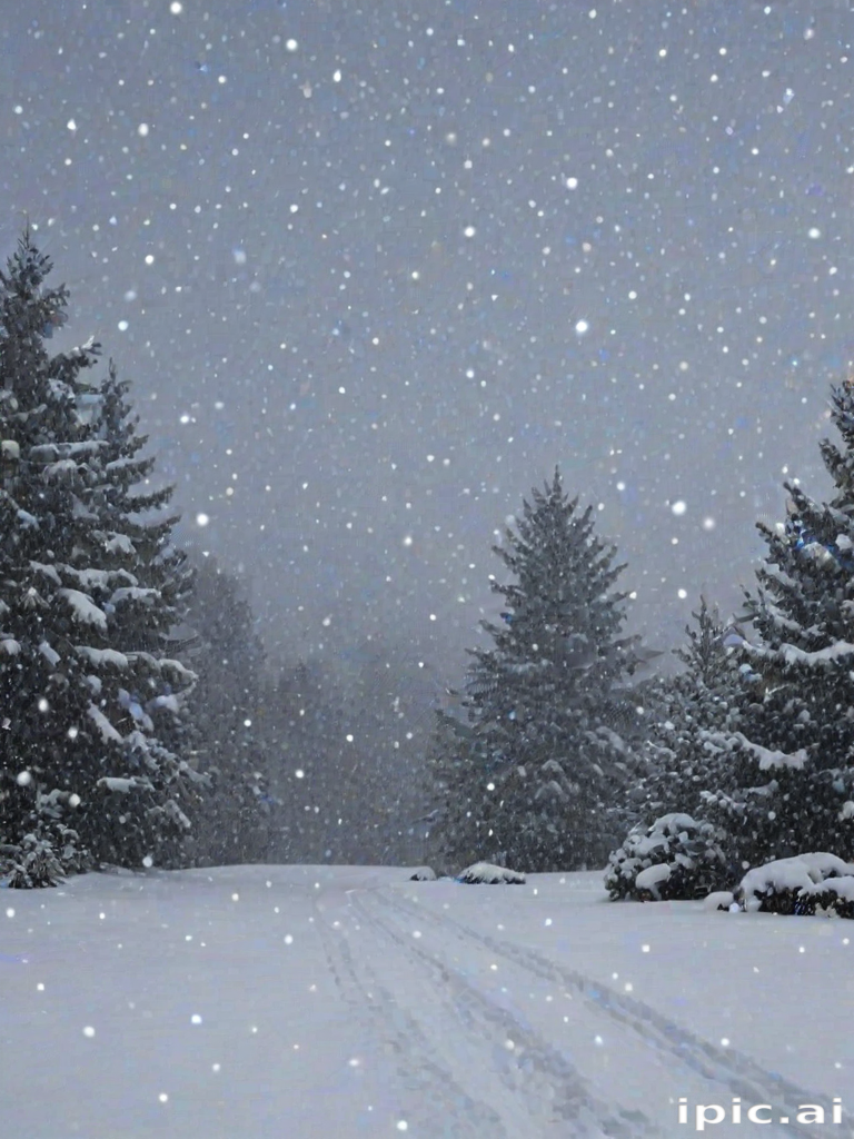 snow falling png