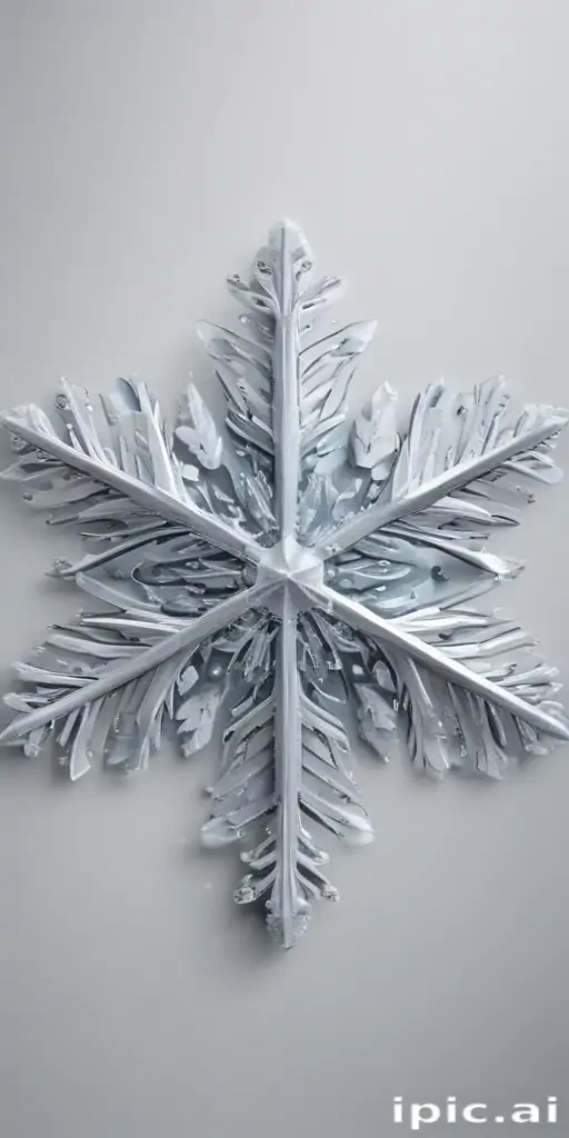 snowflake clipart free