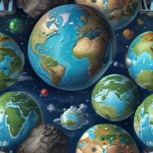 cartoon picture of planet earth