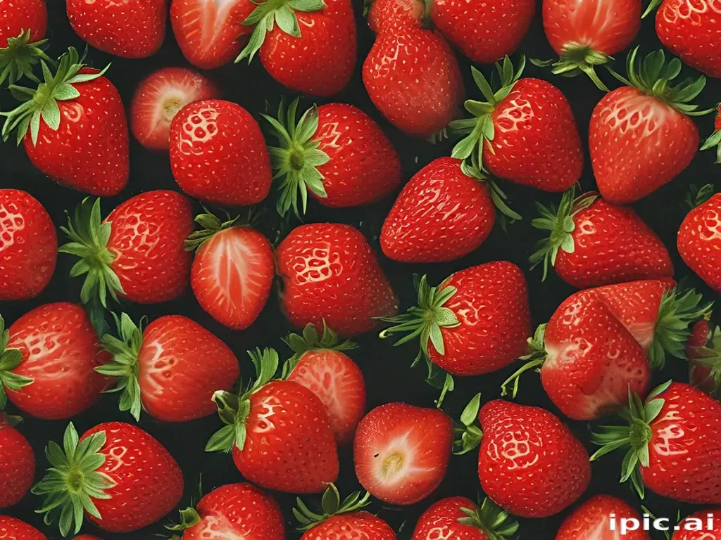 strawberry wallpaper desktop