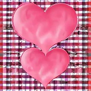 pink heart clipart