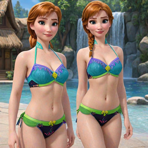 frozen anna bikini