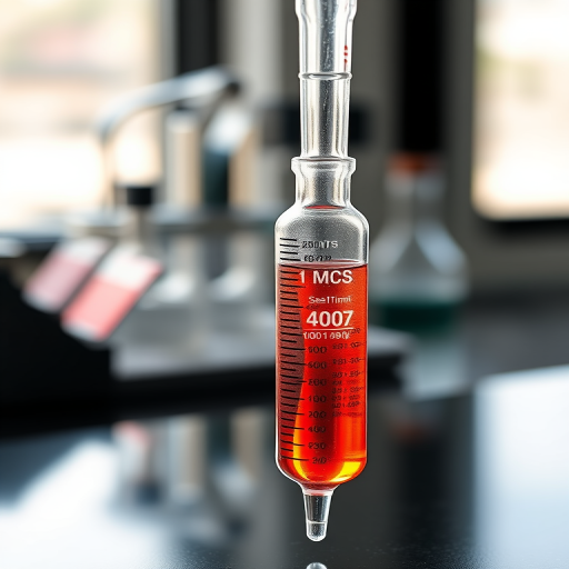 Create a high-resolution vector graphic of a laboratory pipette, showcasing its detailed design with clear labeling, captured with a 50mm lens at f/8, ISO 100, in natural light to enhance clarity and contrast, using a DSLR camera.