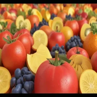 cartoon fruit
