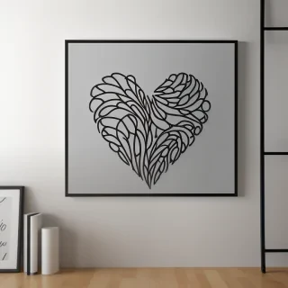 wall art mock up