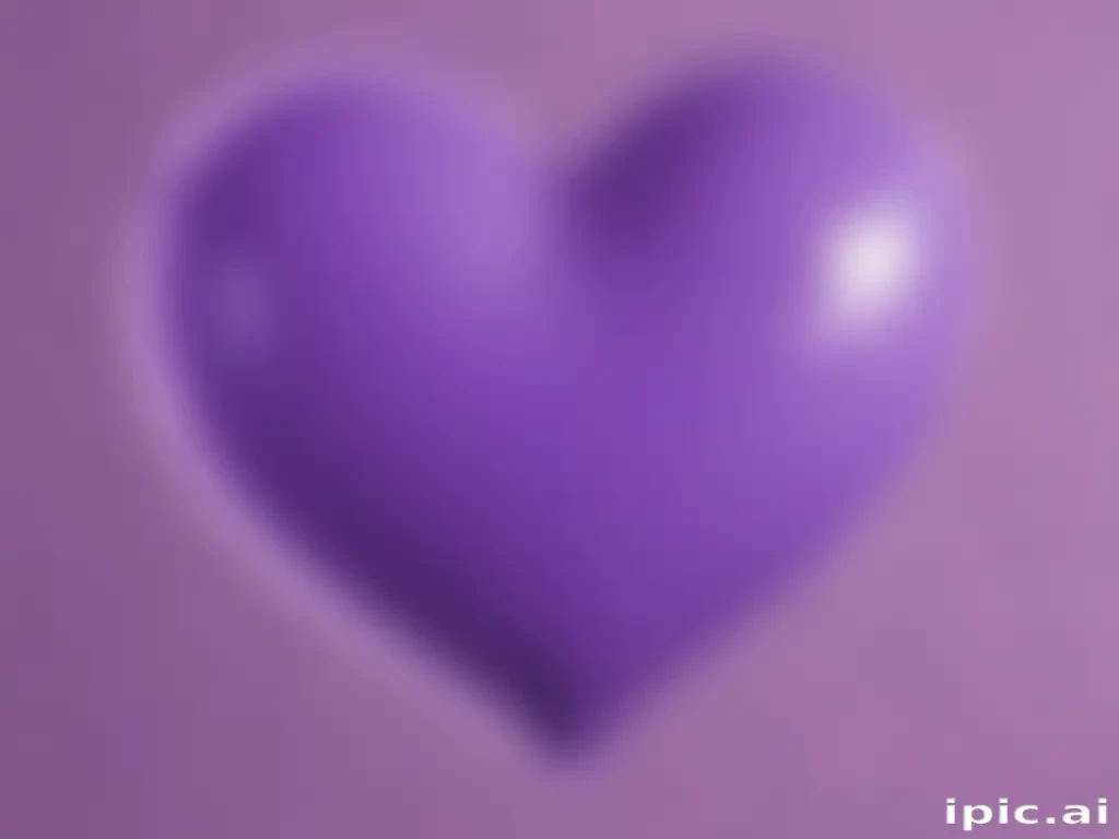 purple aesthetic heart