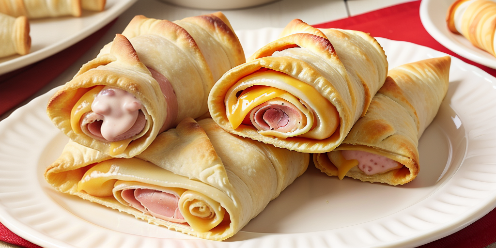 ham and cheese crescent roll ups
