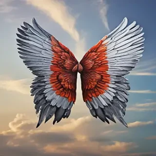 wings with background