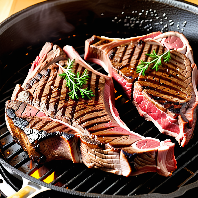 how to cook t-bone steak in oven