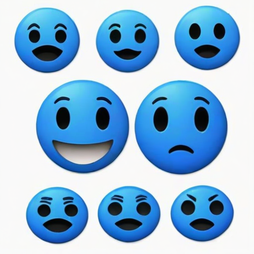 blue emoji