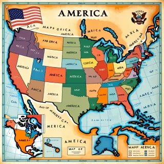map of america